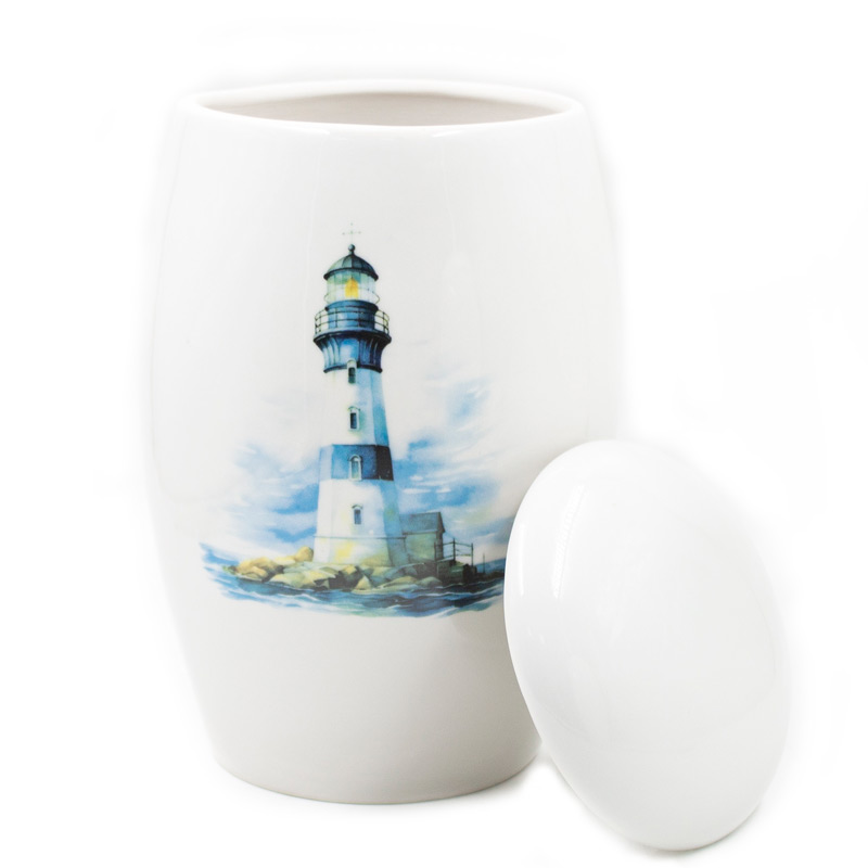 Урна фарфоровая Маяк